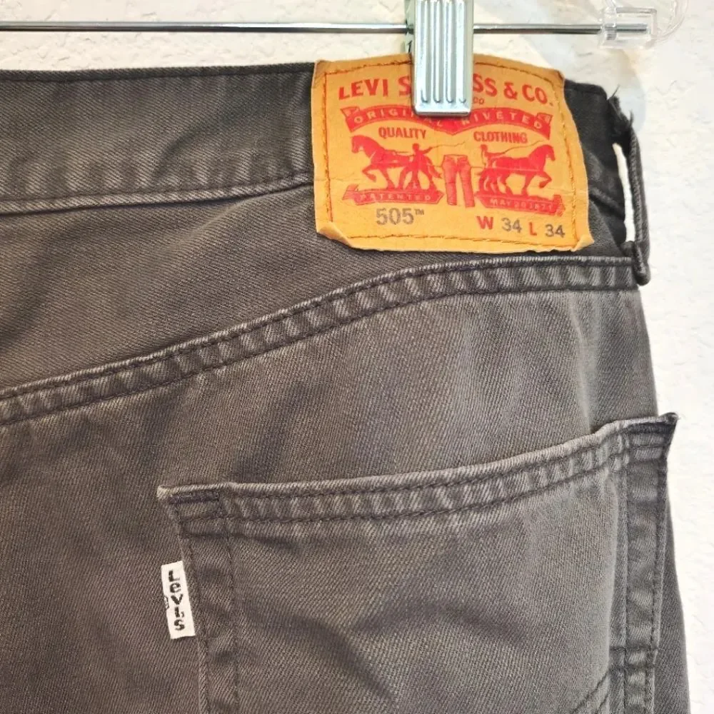 Men's Levi's Charcoal Grey Jeans